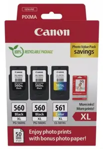3712C012 (PG-560XLx2/CL-561XL Photo Value Pack), Printera kārtridžs (Canon)
