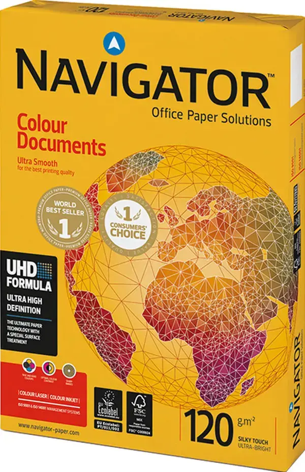 Navigator Colour Documents, A3, 120g/m², 500 lapų