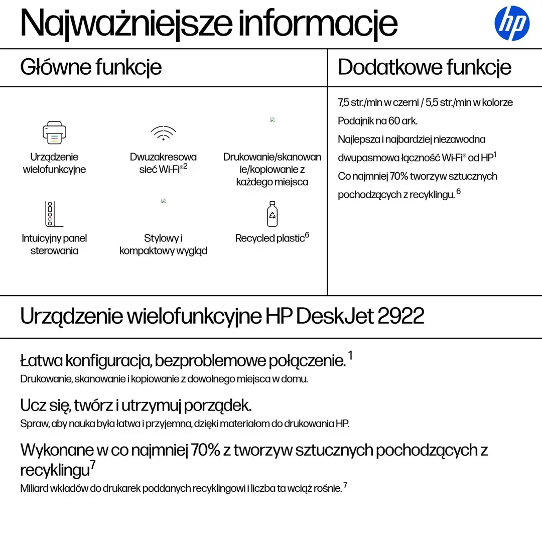 HP Deskjet 2922