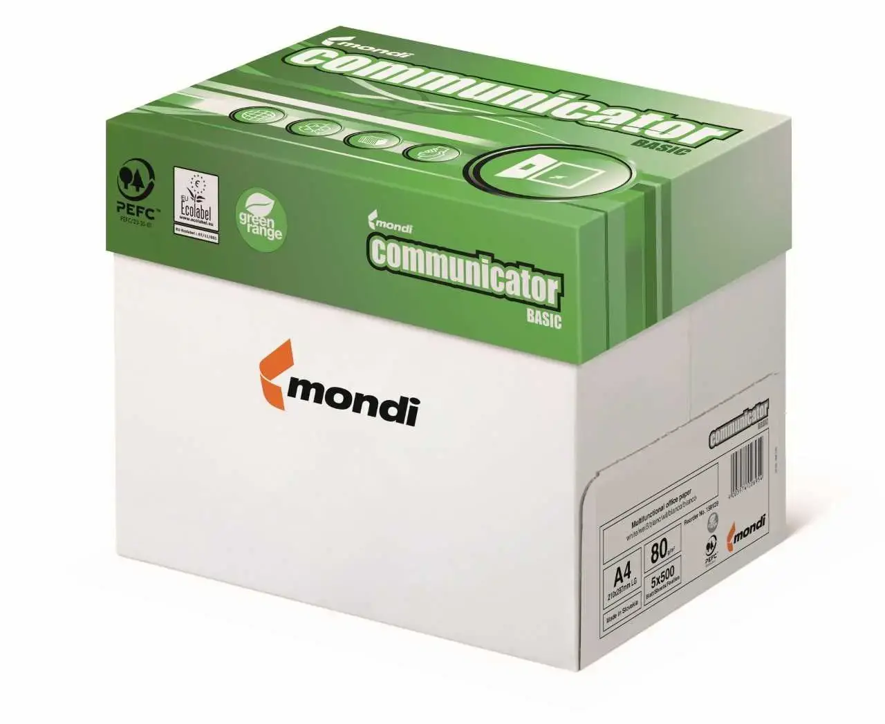 Paper copier office Mondi Communicator Basic 9488A80 (A4; 80 g/m2; 500 sheets; paper white)