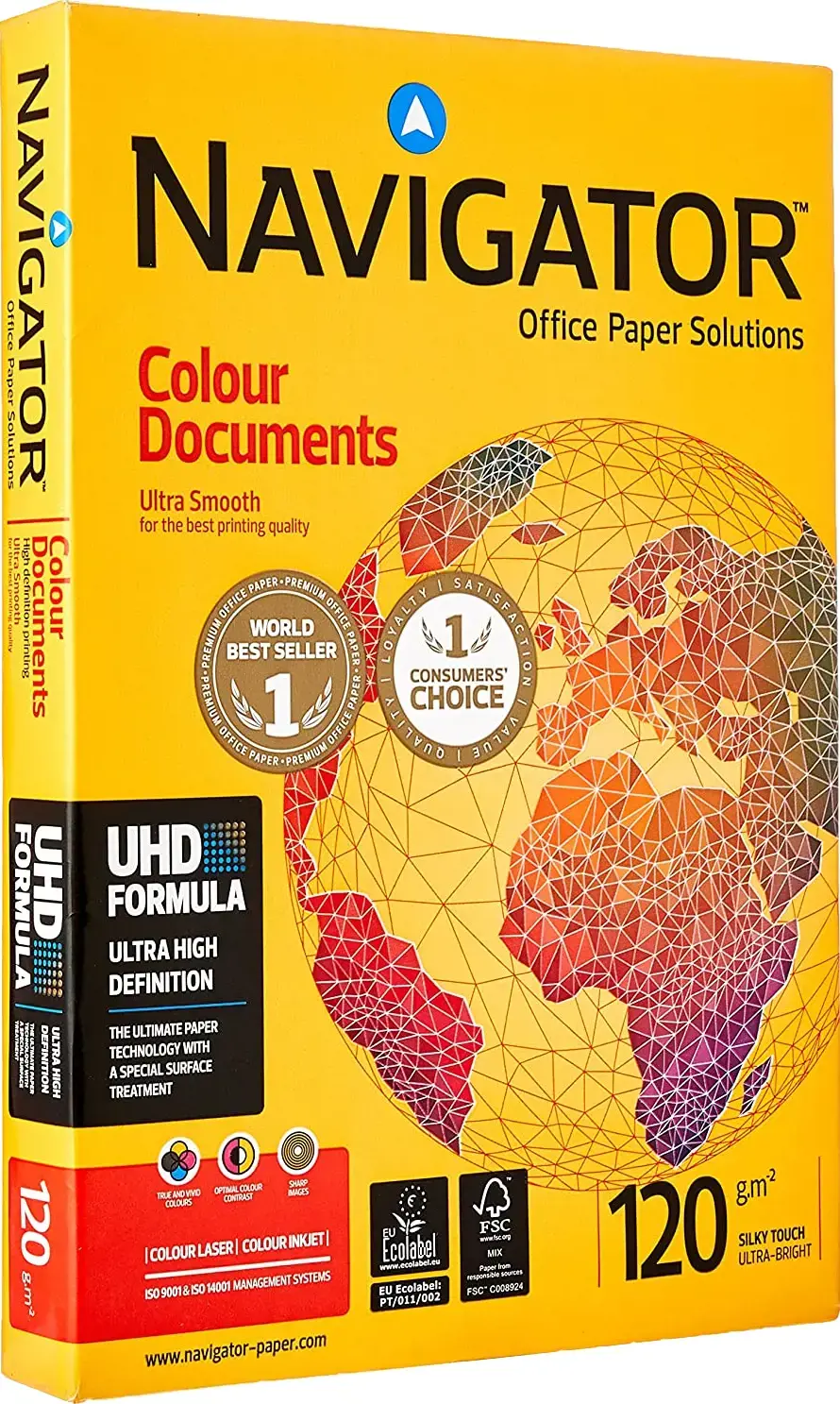 Navigator Colour Documents, A3, 120g/m², 500 lapų