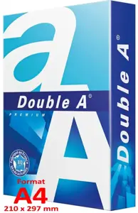 Biroja papīrs Double A (A kategorija), A4, 80g, 500 loksnes